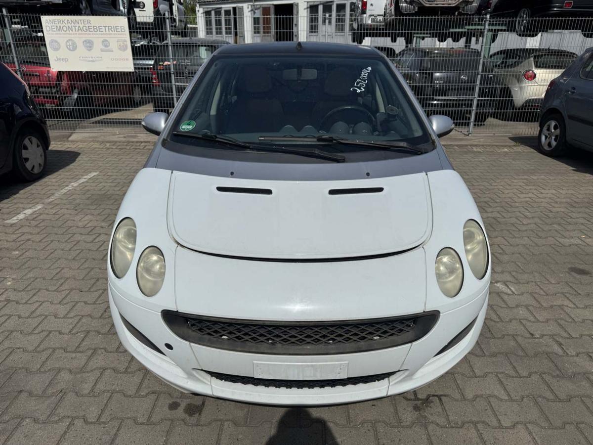 Smart ForFour 454 original Sto&szlig;stange Stossf&auml;nger vorn Mittelteil Ice White Bj.2006